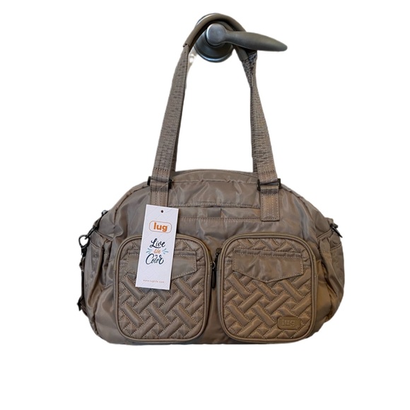 lug Jumper carry-all bag in sand taupe NEW - Picture 3 of 12